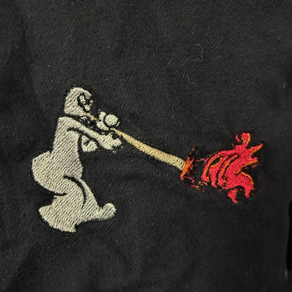 Spliff Time Embroidered Button Up - Picture 2 of 5